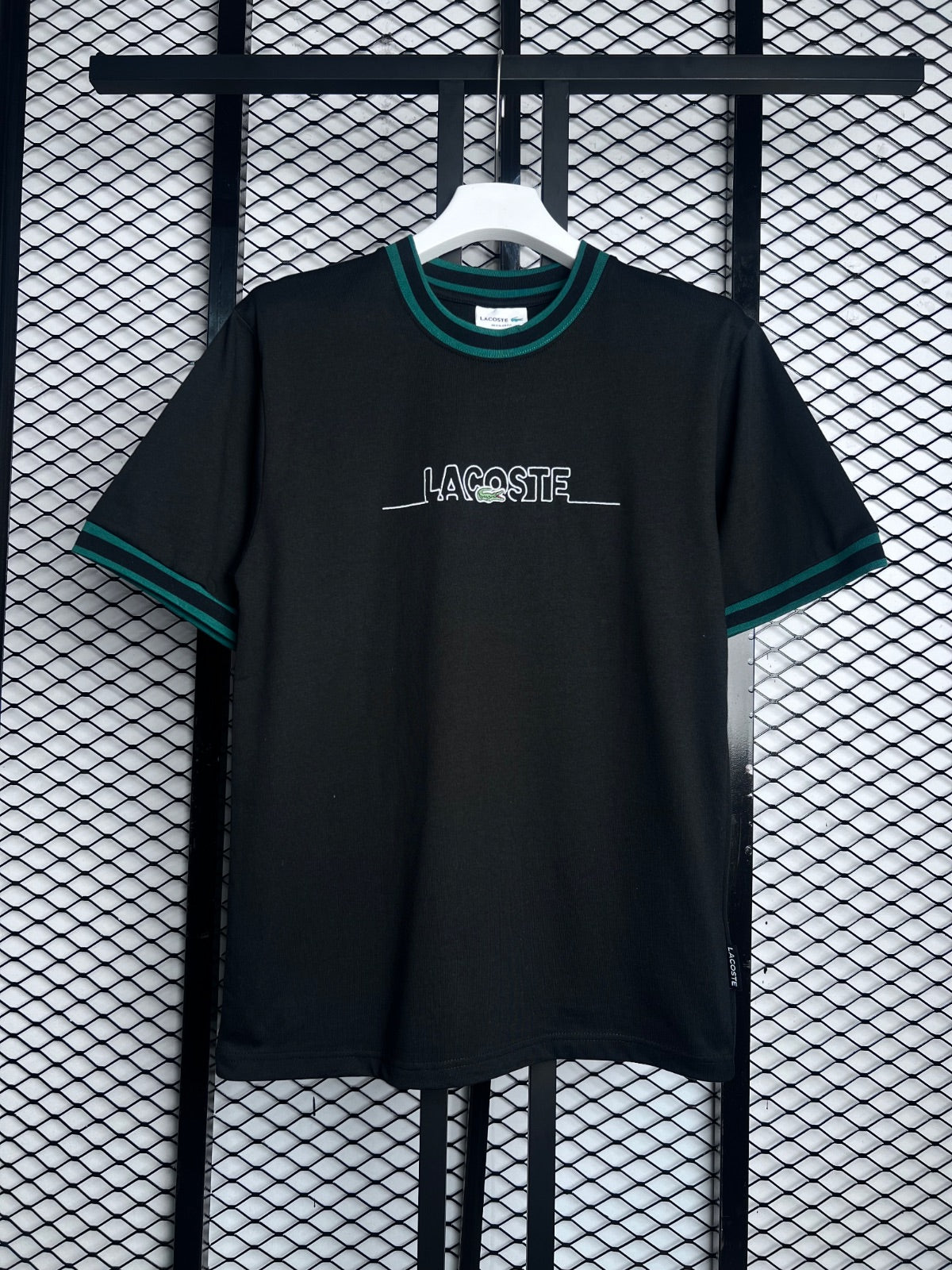 Black T shirts with green