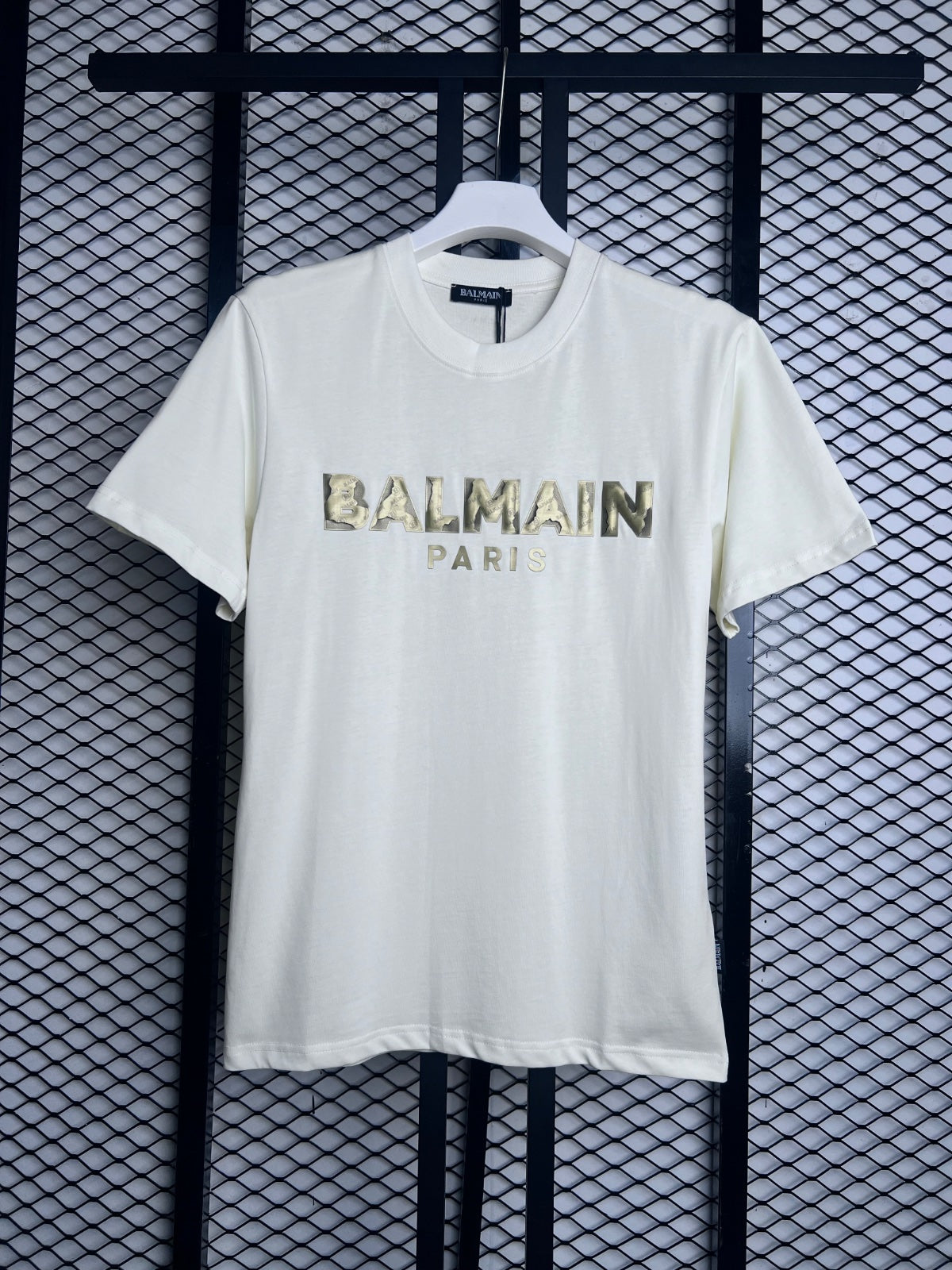T shirt  cream white w196#